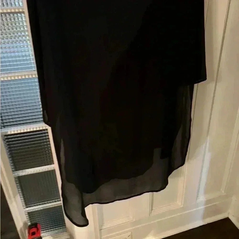 Soft Surroundings women’s black long sleeve dress size large - Picture 4 of 11